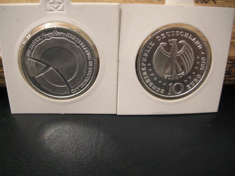 (afbeelding voor) 10 Euromunt Duitsland 2010 F - 300 jaar Porselein